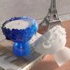 DIY Candle Making Supplies Handmade Soap Plaster Resin Mold Crafts Gifts Close Eye Girl Figure Candle Silicone Mold