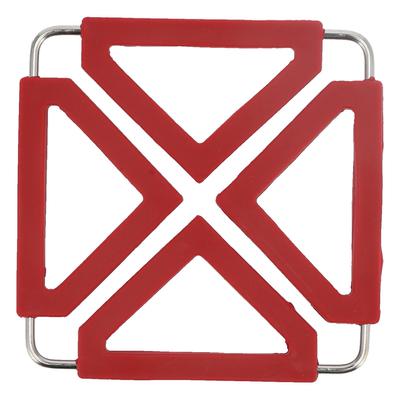 Silikonowa Podkładka Pod Garnek Ze Stali Nierdzewnej Uchwyt Pod Gorący Garnek Antypoślizgowe Podkładki Izolacja Cieplna Podkładki Pod Miski Składana Podkładka na Stół