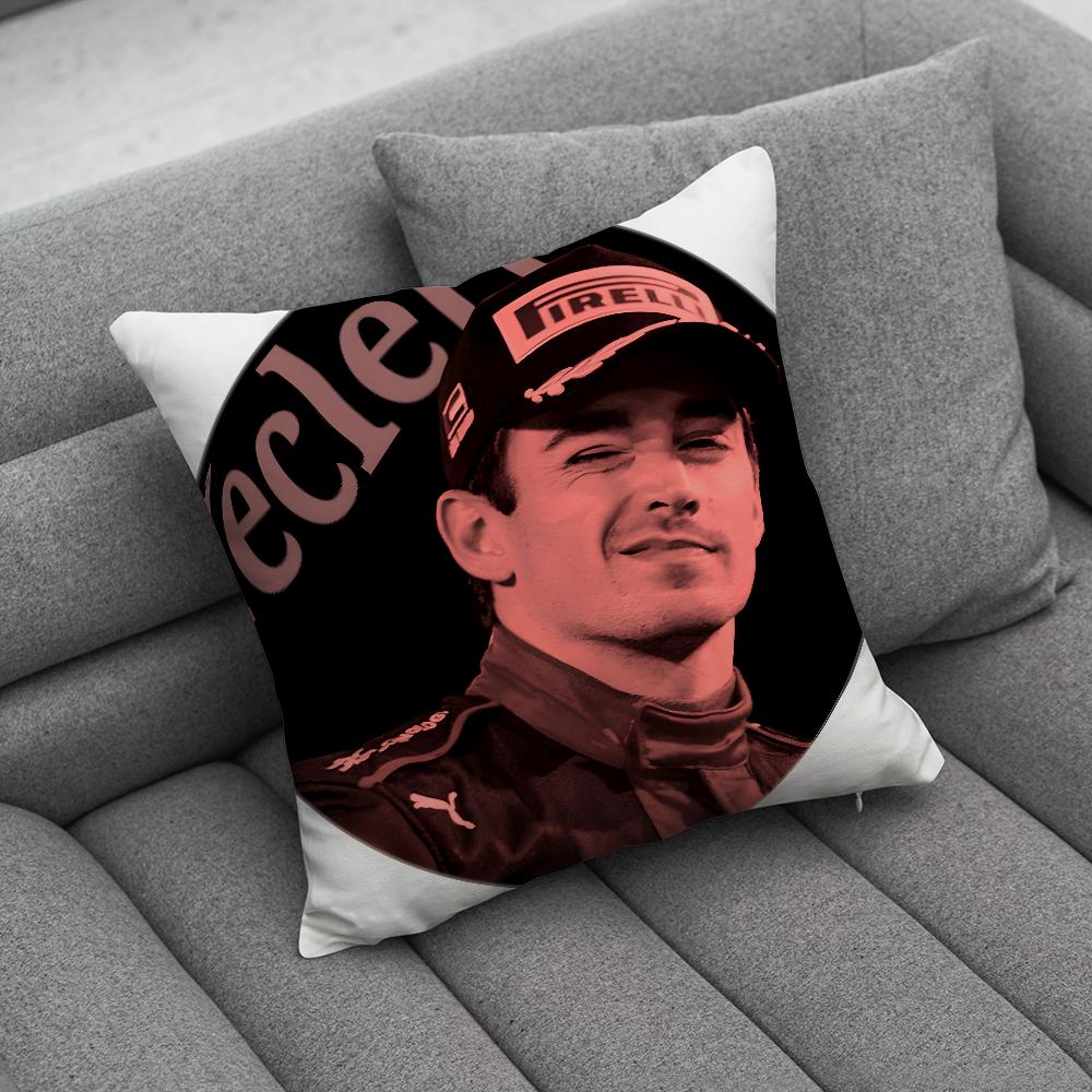 F1 16 CCharles LLeclerc Pillow Case Soft Cushion Cases for Farmhouse Sofa Decor Home Decorations and Protector