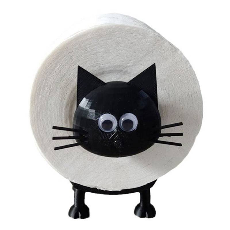Cat Total Appearance Roll Holder Toilet Paper Holder Suitable For Bathroom Set