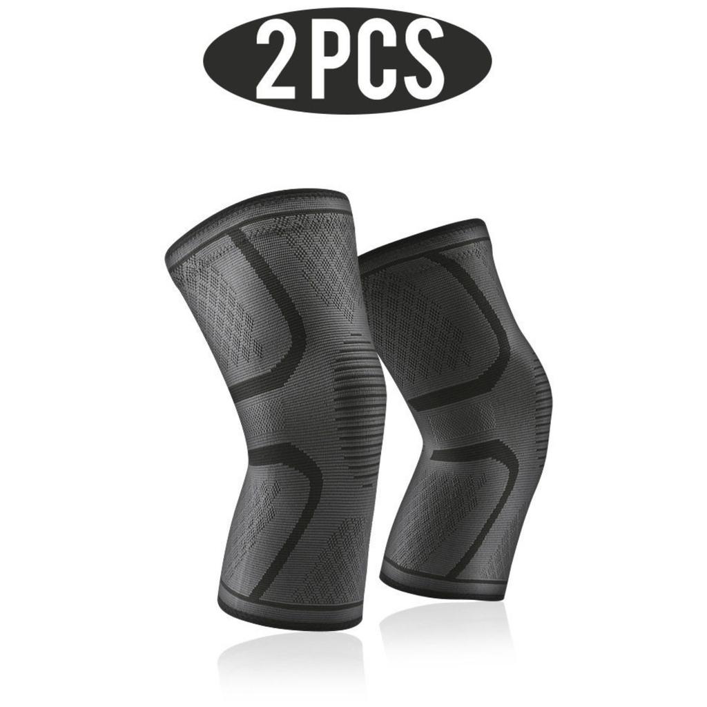 2 Pack Nylon Sports Knee Brace for Men Women Breathable Thin - for Running Cycling Fitness Outdoor
