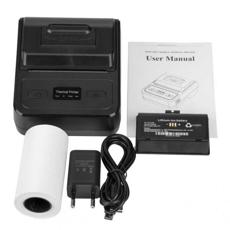 Portable Bluetooth Thermal Receipt Printer 80mm