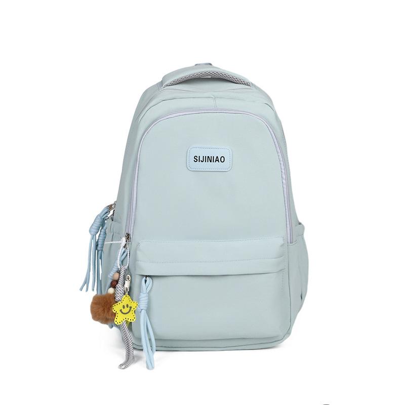 Schoolbag Wholesale Korean Version of Female Ins Mori High Value Simple Fashion Versatile Schoolbag Junior High School Student Backpack