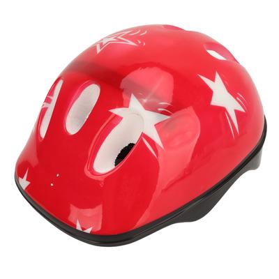 Casco da Skateboard e Ciclismo per Bambini Leggero Regolabile Ventilato Casco da Bicicletta per Bambini Rosso