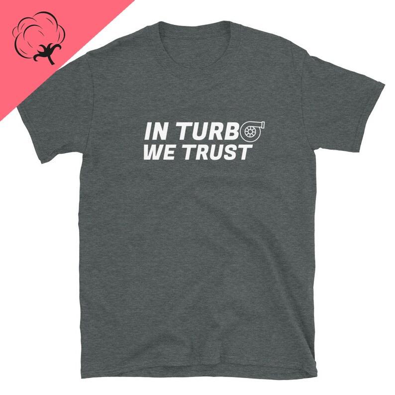 In Turbo We Trust Car Guy Tshirt V8 Engine Graphic T Shirts Unisexual Transmission Unisex Goth Y2k Clothing S