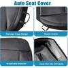 Priprilod Black Leather Driver Side Bottom Replacement Seat Cover Compatible with Ford F150 Lariat 2004 2005 2006 2007 2008