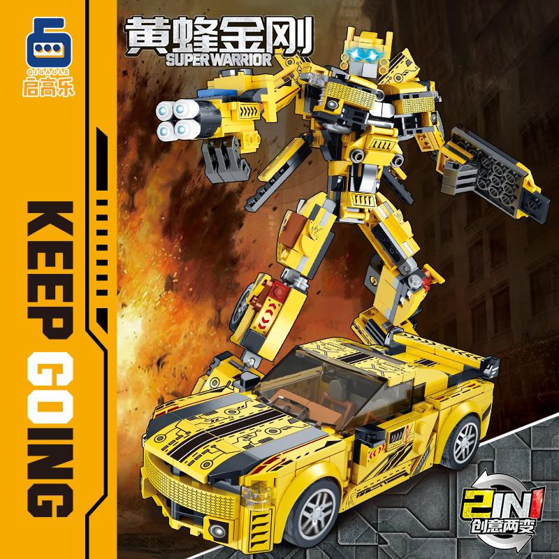 

Kai Gaole 303 Деформационный робот Строительный блок Модель Детская образовательная сборка Игрушка Мальчик Подарок на день рождения Оптовая продажа