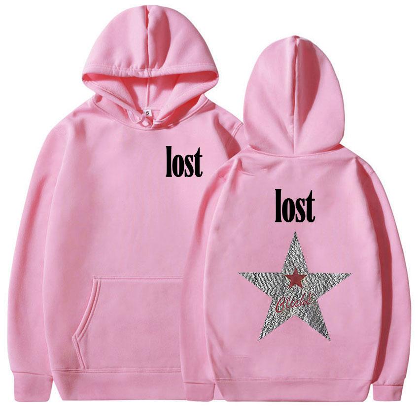 Rapper Mgk Lost Americana Tour 2025 Logo Hoodie Herren Damen Mode Pullover Kleidung Sweatshirt Retro Langarm Oversized Kapuzenpullover