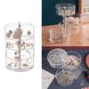 Practical Multilayer Clear Rotating Jewelry Box Case for Storing Displaying 3/4/5Tier Rotating Jewelry Holder Organizer