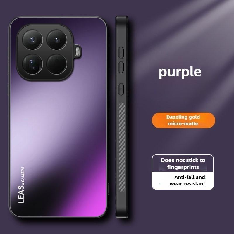 Custodia in Vetro Satinato AG per Xiaomi 15T 14T Pro Mi15T Poco M7 Pro Cover Protettiva Opaca per Fotocamera per Xiaomi 17 Pro Max 17Pro Coque