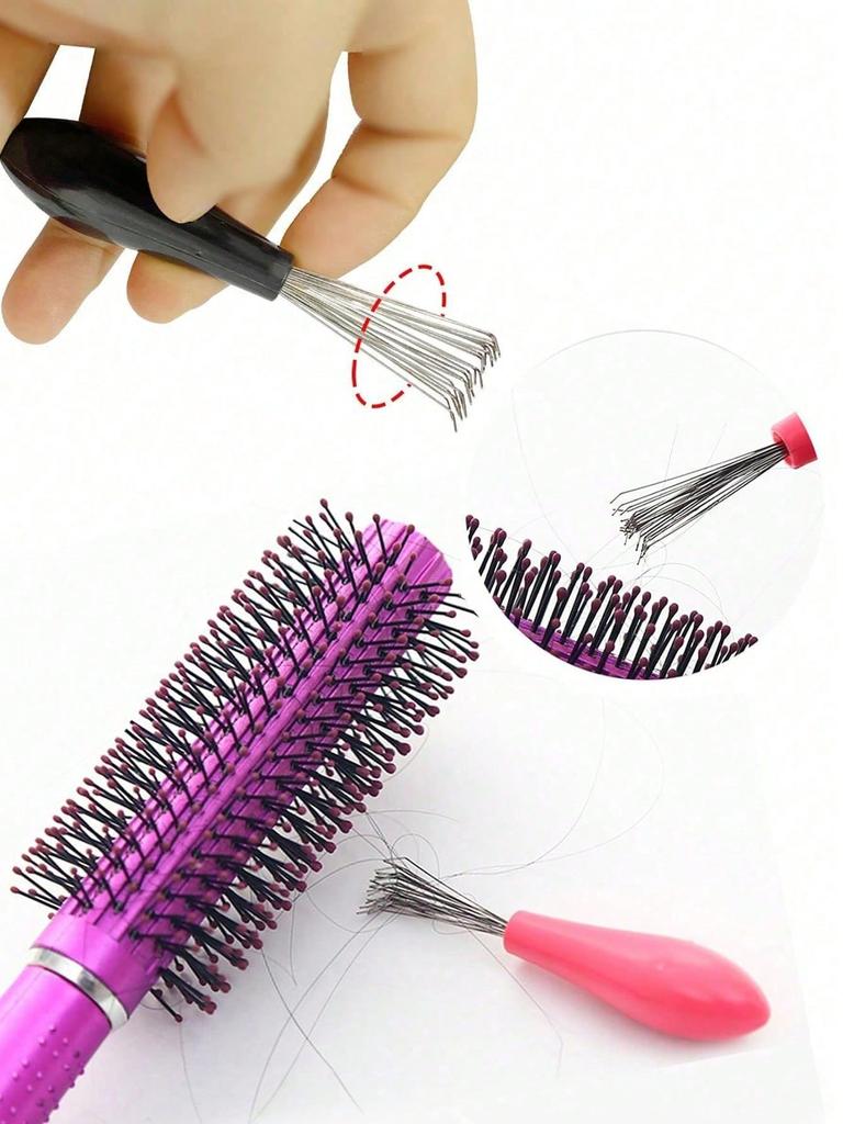 Haarbürstenreiniger Bürste Haarentferner Massagekamm Haarreinigung Breite Bürste Haarstyling-Werkzeuge Geeignet für den Einsatz in Salons und zu Hause