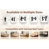 1pcs 2.0M Bed Safety Rail No-drill Baby Guardrail Anti Fall Bed Barrier Bed Safety Fence Suitable for Twin Queen King Beds