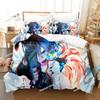 Anime Pixiv Fantasia Bedding Set Printed single Comforter Quilt Bed Cover Duvet Cover Pillow Case 3 Pieces Sets Kids Adult Size