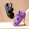 Fashion Summer Women's Breathable Thick Soled Sandals with Soft Soles for Outdoor Use Slip Resistant Simple Comfortable Slippers