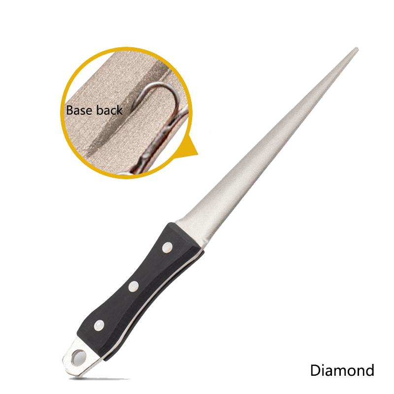 Sharpening Rod Diamond Rod Kitchen Gadgets Knife Sharpener Slaughterhouse Butcher Sharpening Bar Fish Hook Grinding