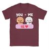 Dudu Bubu Love You And Me Makes US Cotton TShirt For Mens Summer O Neck Hippie Tee Shirt Plus Size Wholesale Tops