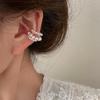 French Retro Pearl Beaded Three-Layer No-Piercing Ear Clip - Stylish, Elegant, High-End Cartilage Earring