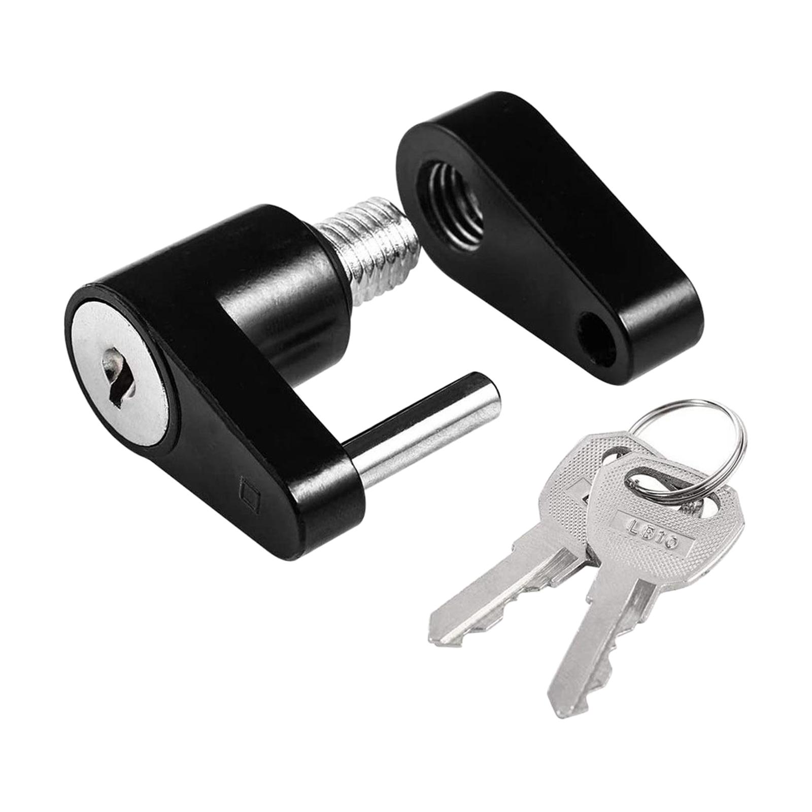 Trailer Hitch Coupler Lock Rust Resistance Hardware Hitch Accessories Coupler чёрный