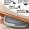 Sturdy And Durable Plastic Foot Bath And Foot Massager Foot Bucket, Great For Removing Dead/Old Skin