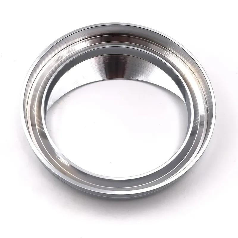 Chrome 5" Aluminum Speedometer Gauge Bezel Visor Trim Ring Cover For Harley Electra Glide Dyna Fat Boy Softail Road King