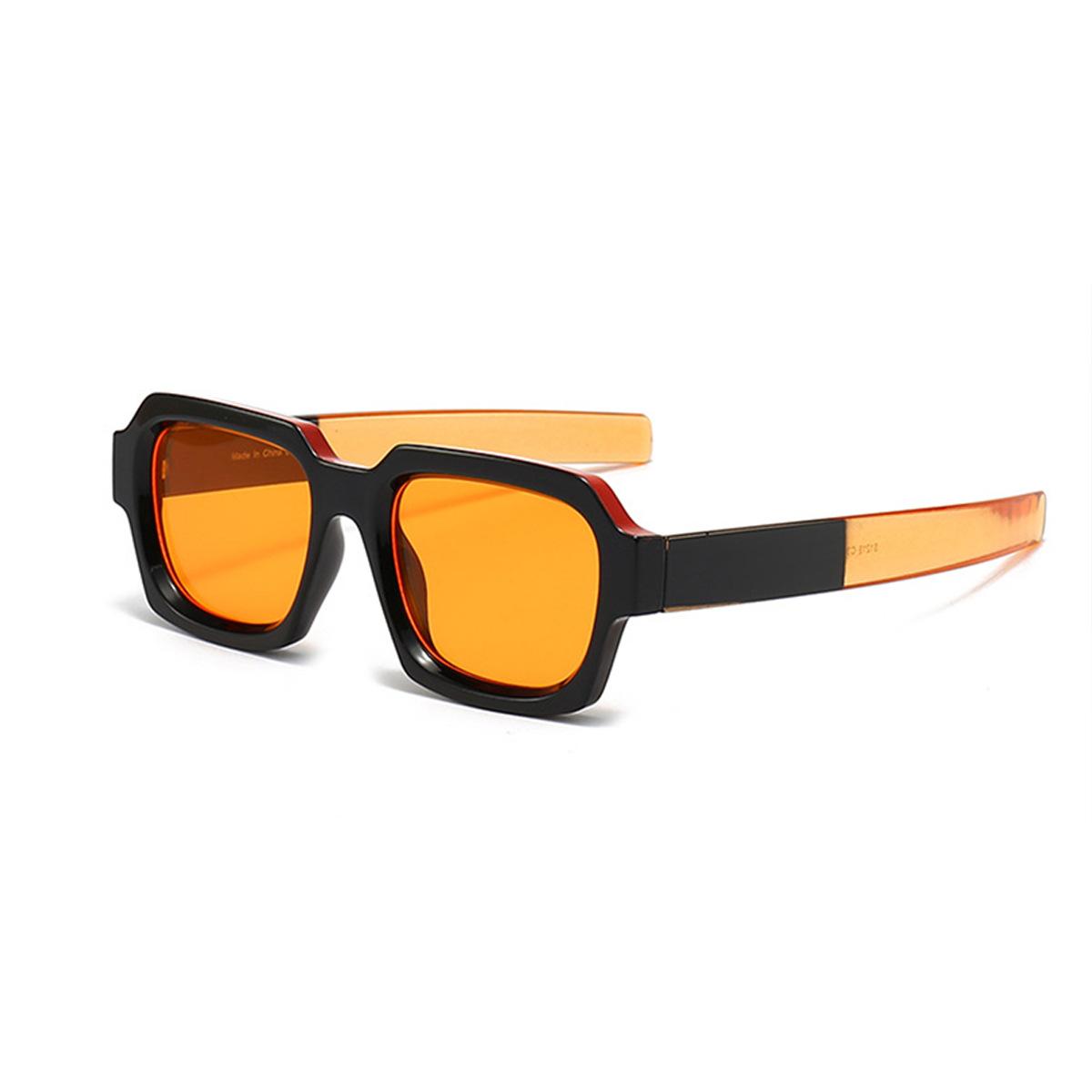 

Vintage Square Luxury Brand Designer Big Frame Sunglasses Women For Men Trendy Sun Glasses Punk Hip Hop Candy Color Shades Uv400