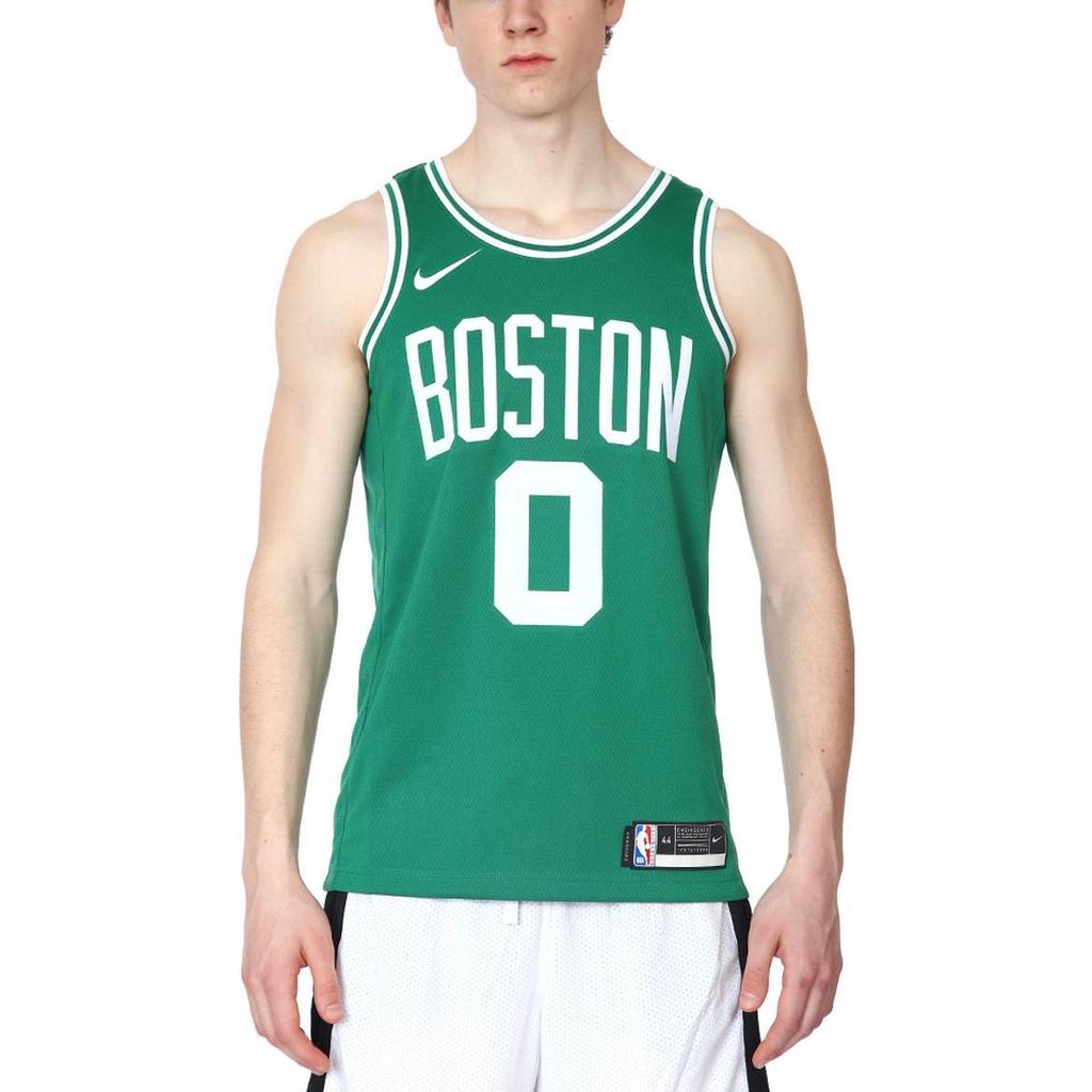 Nike NBA Basketball Jersey Fan Edition 2020 Season, Breathable Quick-Dry, Loose Fit Men Tops Green CW3659-314
