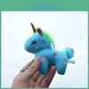 Adorable Plush Unicorn Keychain Soft Pp Cotton Miniature Horse Bag Charm