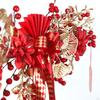 Chinese Year Decoration Handcraft Metal Wreath Traditional Hanging Pendant Holiday