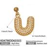 18K Gold-Plated Zircon Alphabet Pendant Necklace – Elegant European & American Style Jewelry