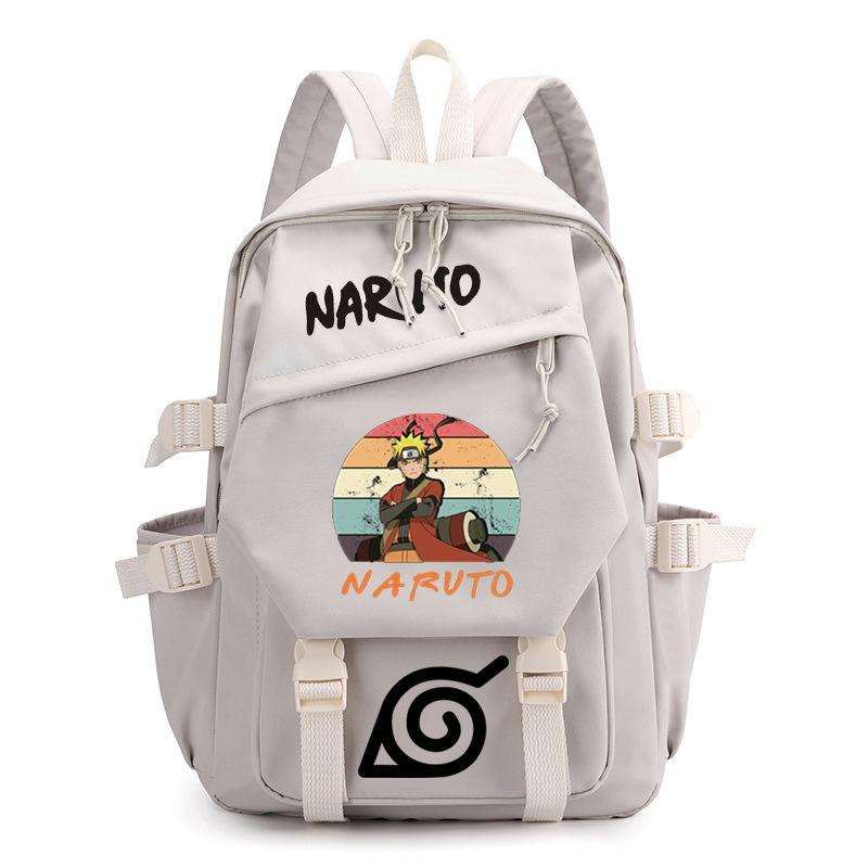 Animation peripheral junior high school backpack cross-border new large-capacity backpack computer bag