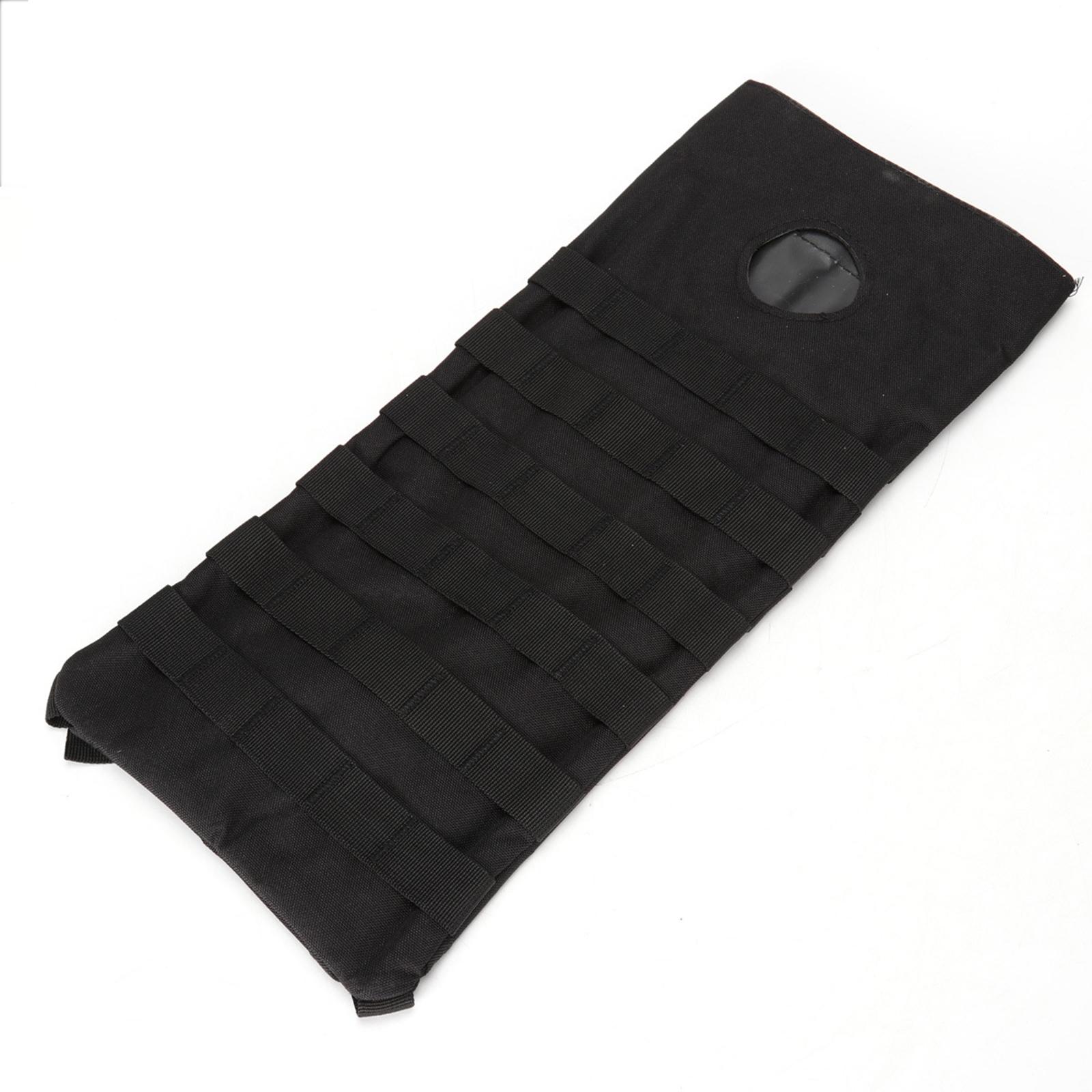 3L Water Bag Hiking Camping Water Storage Bladder Molle Hydration Backpack With Adjustable Shoulder Strap black#0