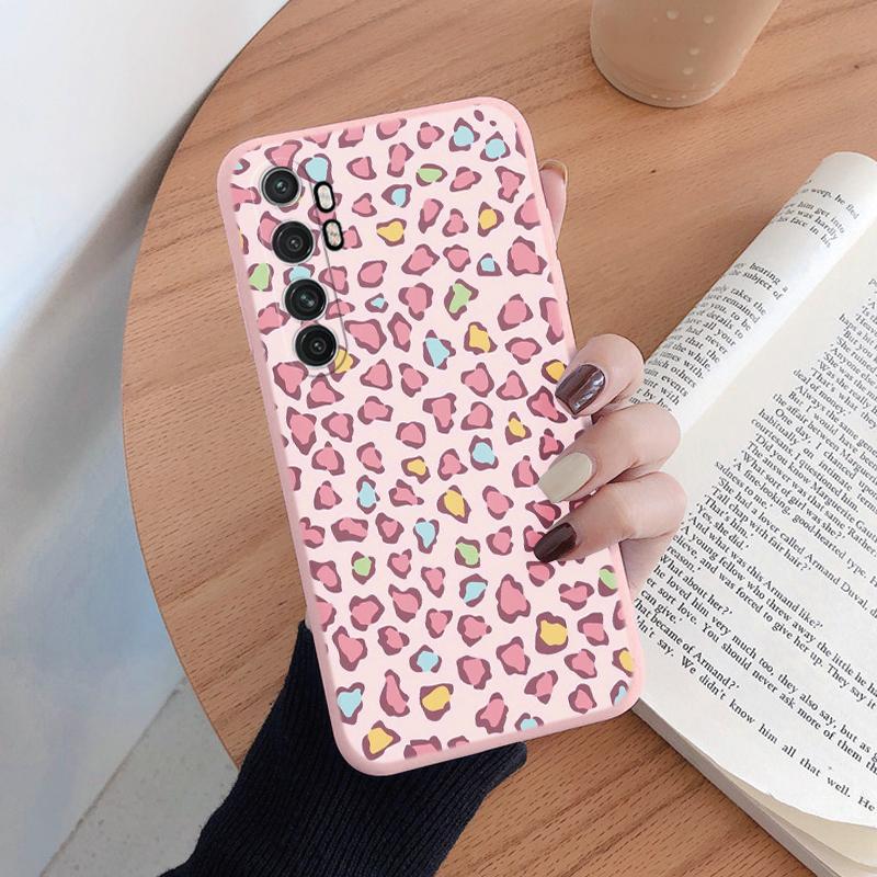 Cover For Xiaomi Note 10 Lite Phone Case Fashion Vintage Leopard Painted Shell Soft Silicone Funda For Xiaomi Note10 Lite Capa