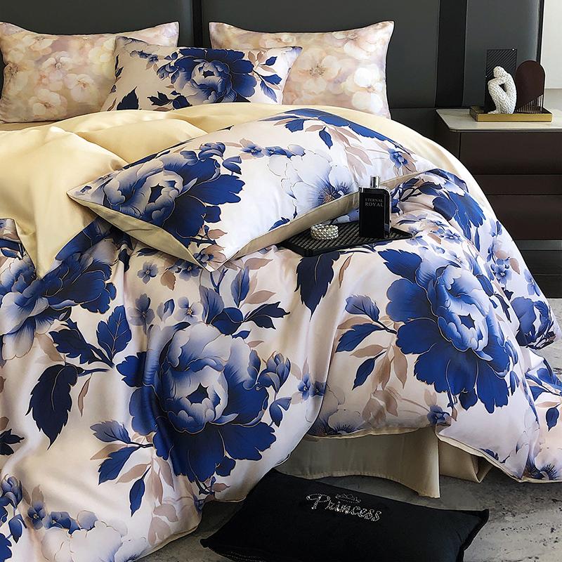 New  Luxury 100% Tencel Bedding Sets - High - Density, High - Count for 1.5m/1.8m/2.0m Beds