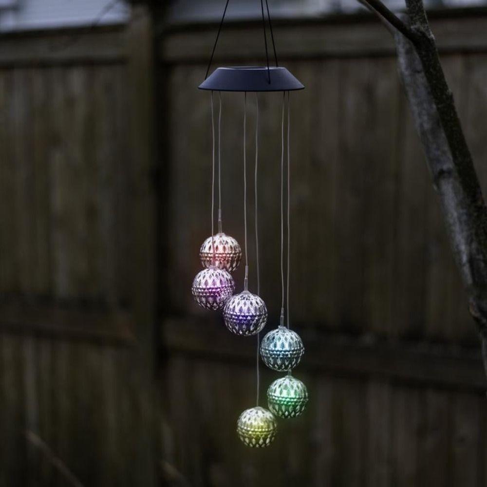 Weatherproof Solar Wind Chime Light LED Garden Lawn Lights Funny Garden Decoration  Outdoor