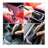 Car Interior Cleaning Brush Soft Nylon Bristle Dust Remover for Air Vents & Crevices Scratch-Free Long Handle Detailing Tool for Dashboard