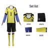 BLUELOC K Maglia Blue Lock Cosplay Set Completo: Modelli Bachira, Meguru, Chigiri, Isagi Disponibili