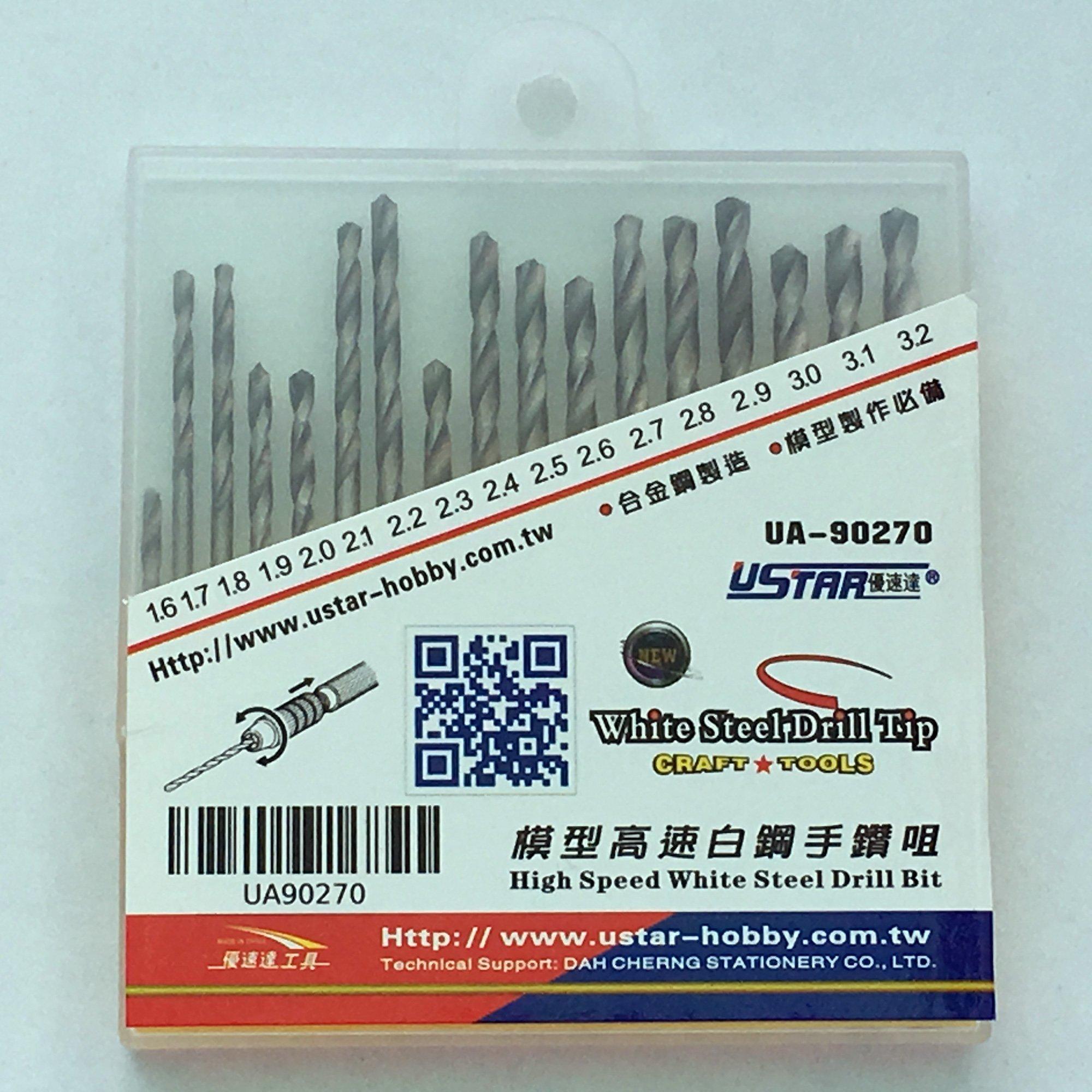 

HG RG MG PG RE Gundam Детализация Нержавеющая сталь Наклейка Сверло (1.6~3.2мм Набор) [Использовал]