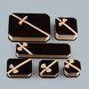 Velvet Jewelry Gift Box for Necklace Rings Pendant Bracelet Elegant Jewelry Packing Case for Festival Birthday Gifts Storage