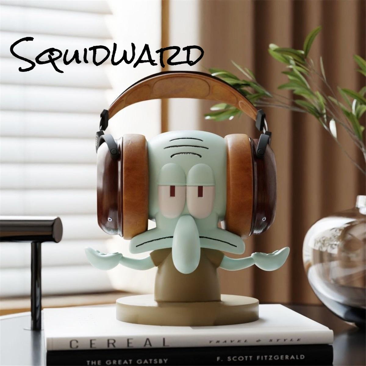 Original SpongeBob Squidward Headphone Stand, Creative & Functional Desk Organizer For Gaming Headset & Decor