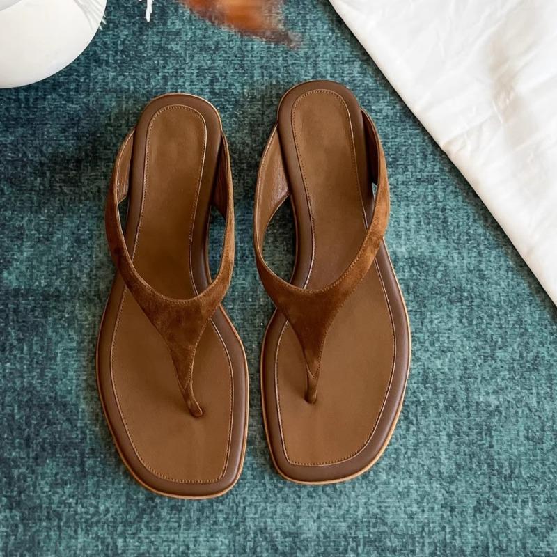 Mode Damen Ballerinas Flip Flops Designer Zehenstegschuhe Mode Retro Hausschuhe Sommer Slingback Sandalen 2025 Neue Pantoletten Strand Zapatillas
