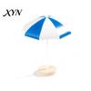 Island Style Micro Landscape Kit Ornaments, Beach Miniature Decoration, Boat/Chair/Umbrella/Palm Tree/Swimming Ring Mediterranean for Succulents Pots