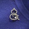 Elegant Pearl Brooch - High-End Minimalist Clothing Accessory