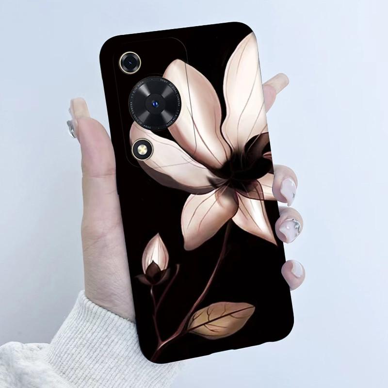 Case For Huawei Nova Y72 Butterfly Floral Girl Design Soft TPU Silicone Back Cover For Huawei Nova Y 72 MGA-LX3 Enjoy 70 Fundas