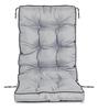 Garden Chair Cushion, Waterproof, Tied with Strings, High Side and Piping, 50x50x80 Cm