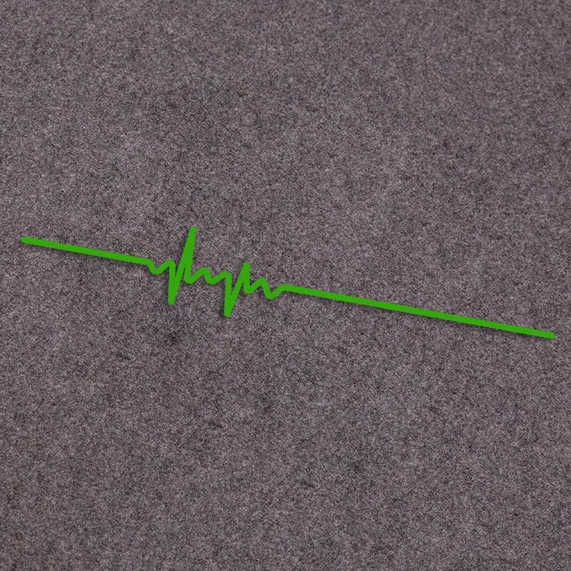 40X6.1cm 1 Stück EKG-Streifen Autoaufkleber Vinyl Wasserdichte Aufkleber Cool Laser Reflektierend Autoaufkleber Dekor Zubehör