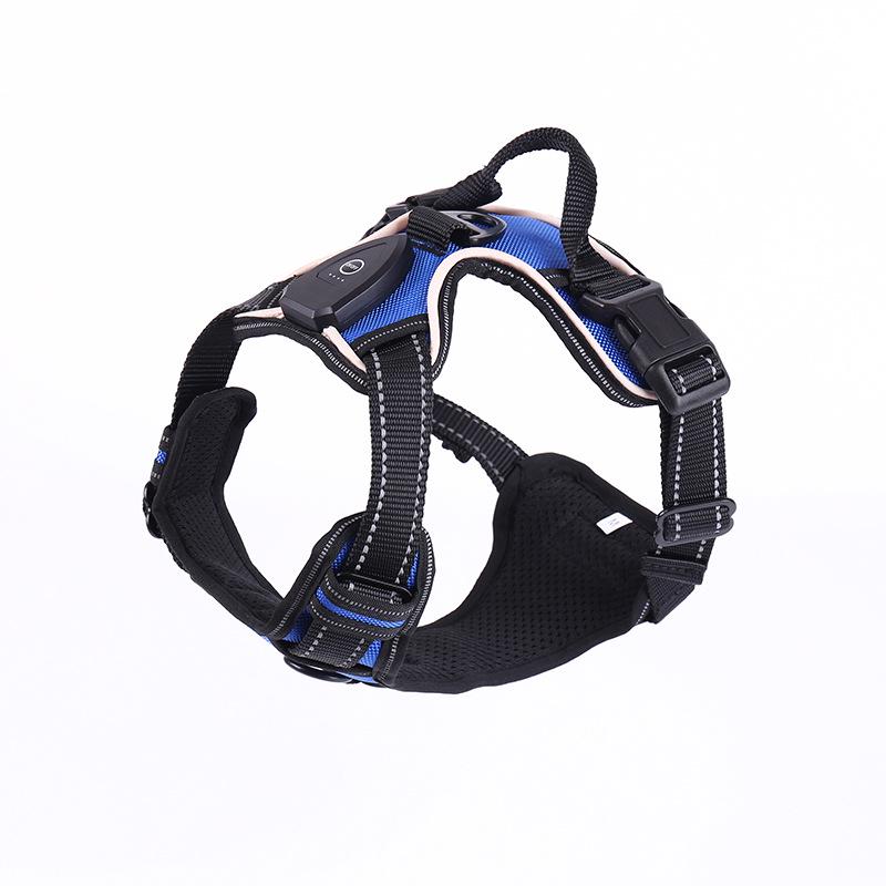 LED Flashing Dog Vest with USB Charging and Explosion-Proof Design