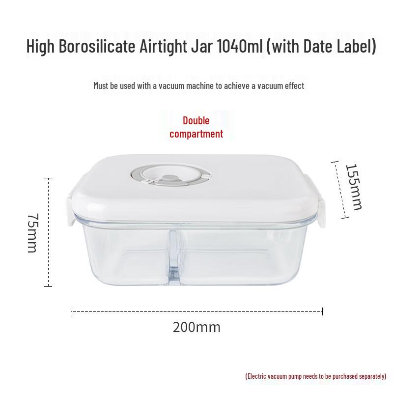 ZISIZ Electric Vacuum Food Storage Container