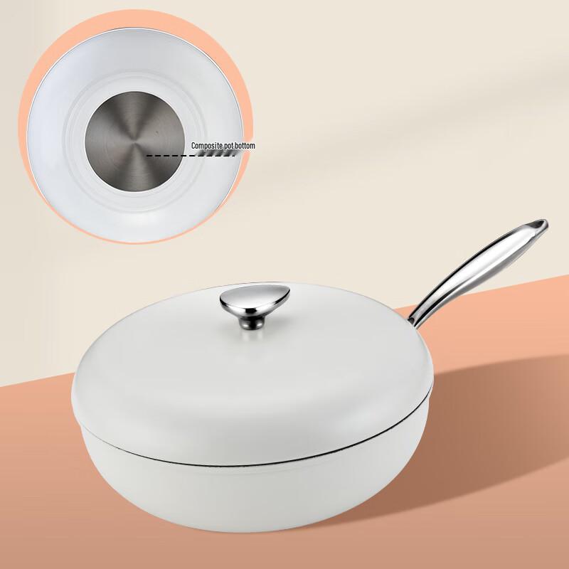 Ba'er De Crystal Fine Iron Frying Pan