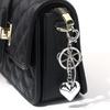 Aesthetic Keychains Purse Handbag Backpack Bag Pendant Charms Heart Bows Keychains Charms Car Keyring for Women Girls