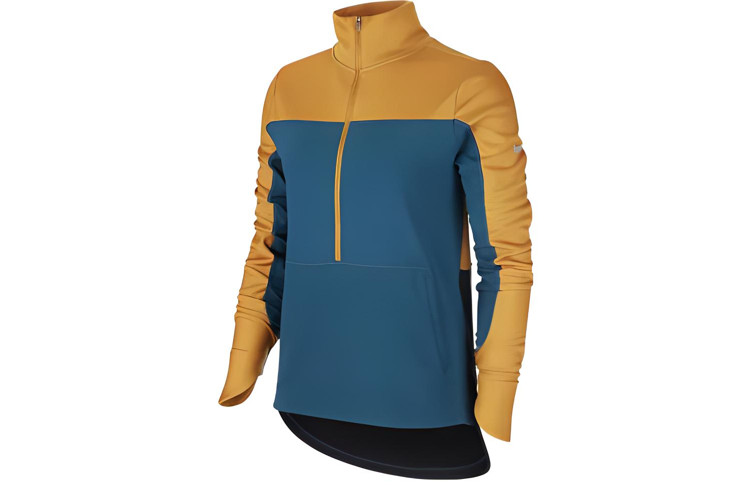 Nike Sweatshirts Women s Yellow Stand Collar Moderate Other BV4788-727 S